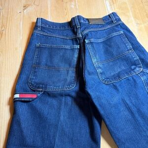 Tommy Hilfiger Dark Blue Straight Jeans Y2K loose fit